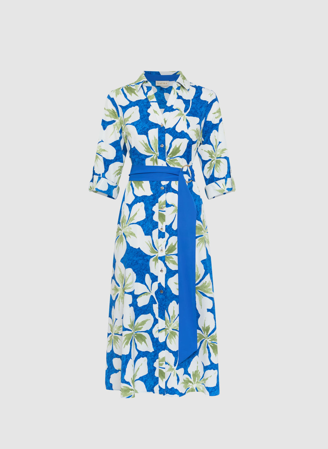 Floral Shirt Dress