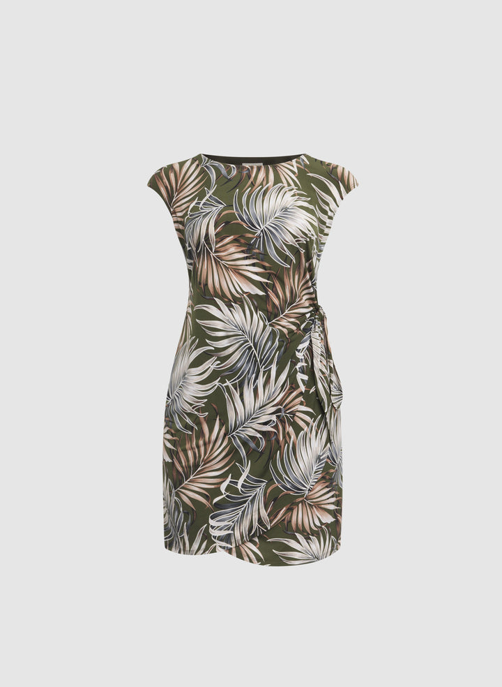 Tropical Print Dress