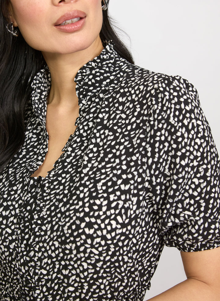 Speckled Print Jumpsuit