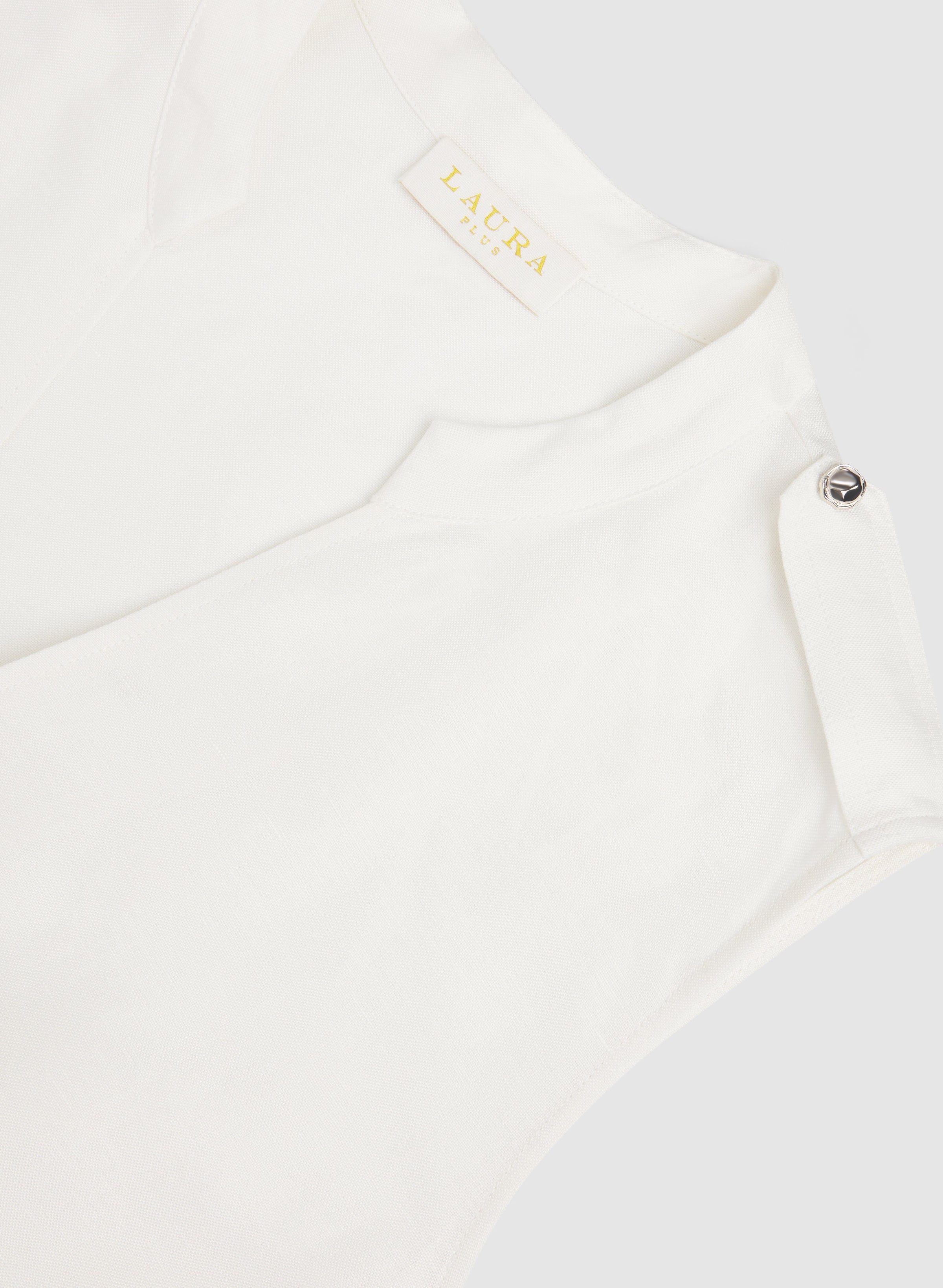 Linen-Blend Pocket Dress
