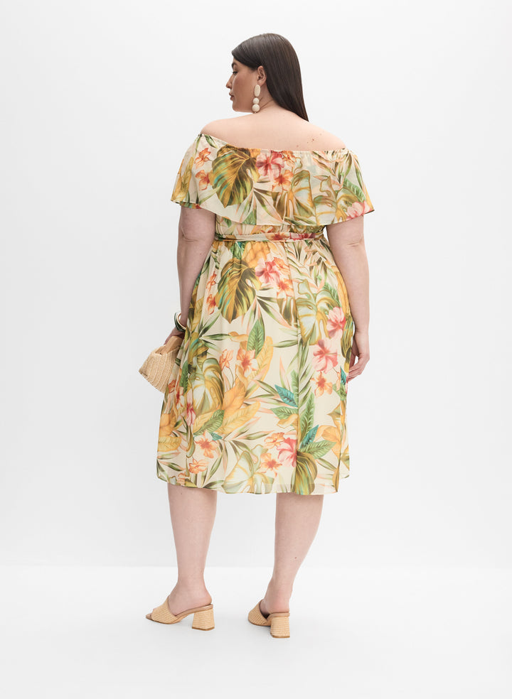 Melanie Lyne - Tropical Print Dress