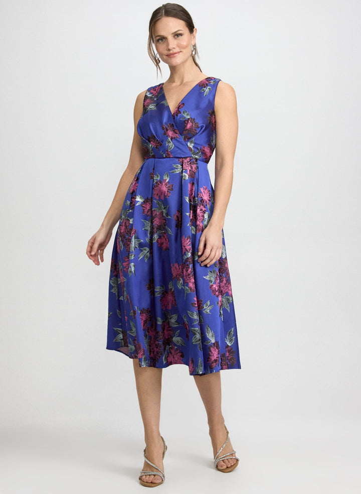 Floral Jacquard Dress