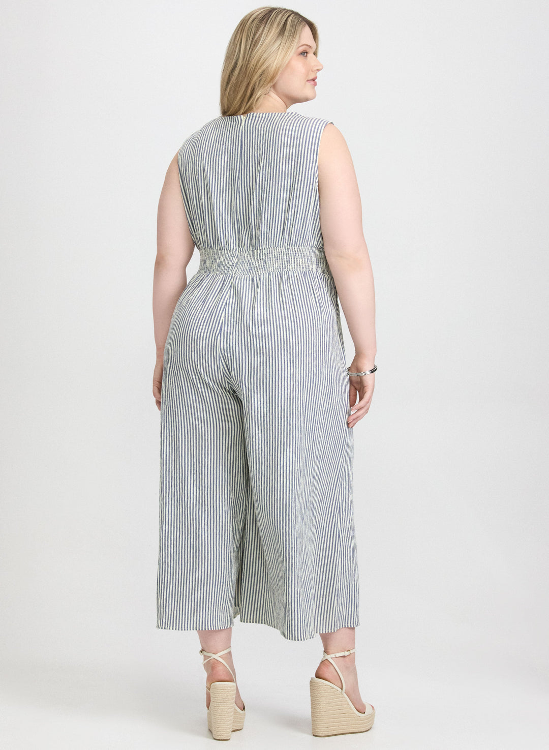 Stripe Print Jumpsuit