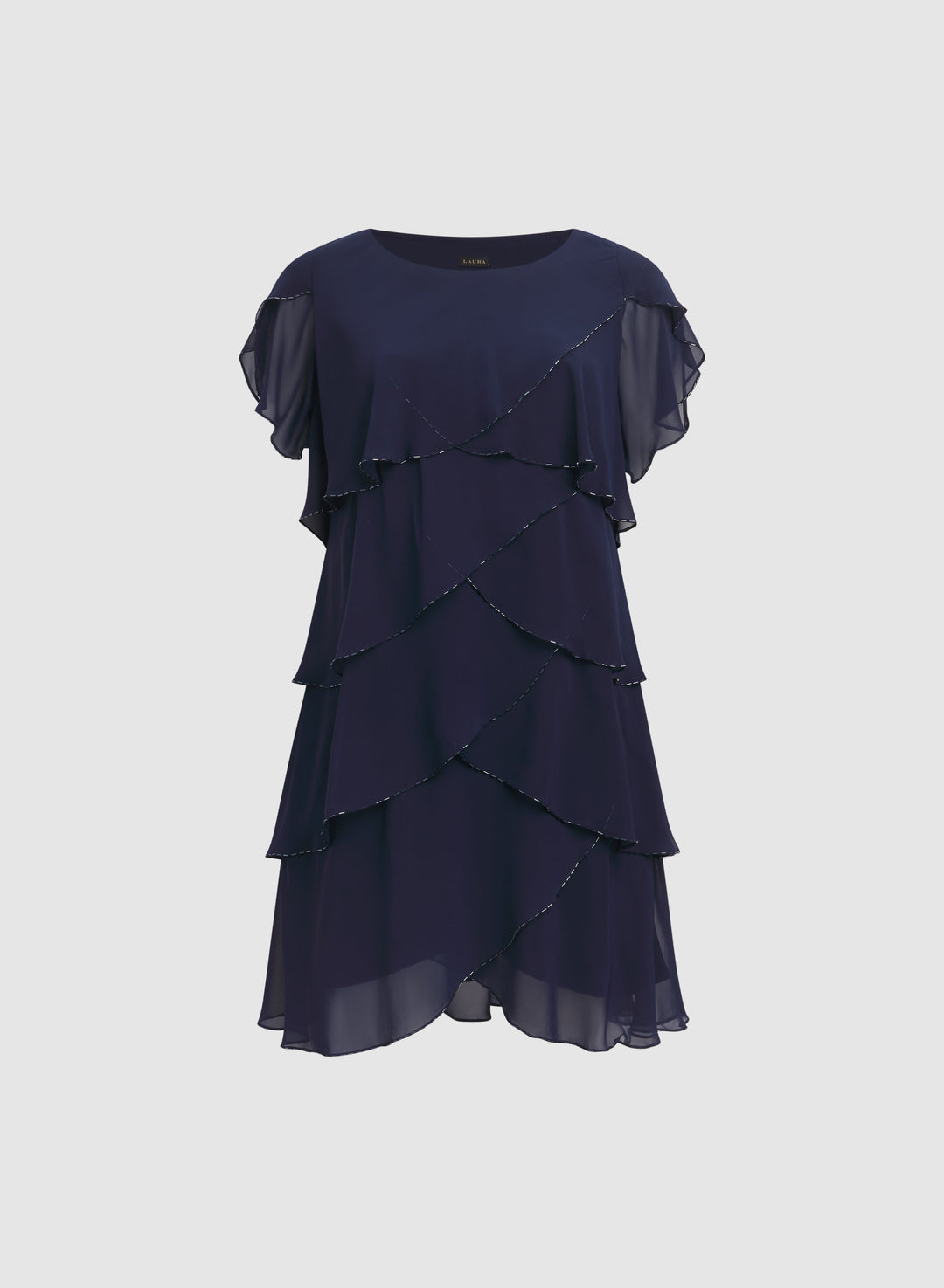 Tiered Chiffon Dress