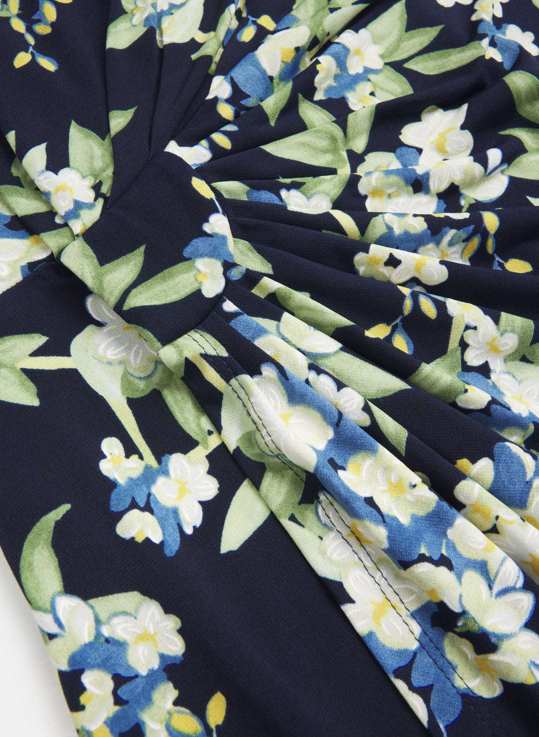 Floral Draped Dress