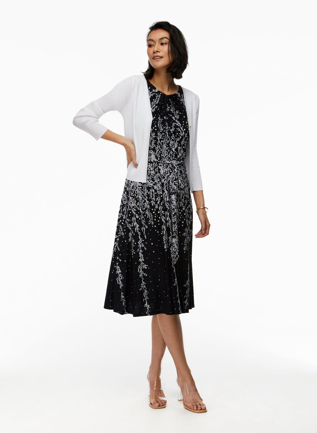 Floral Print Midi Dress