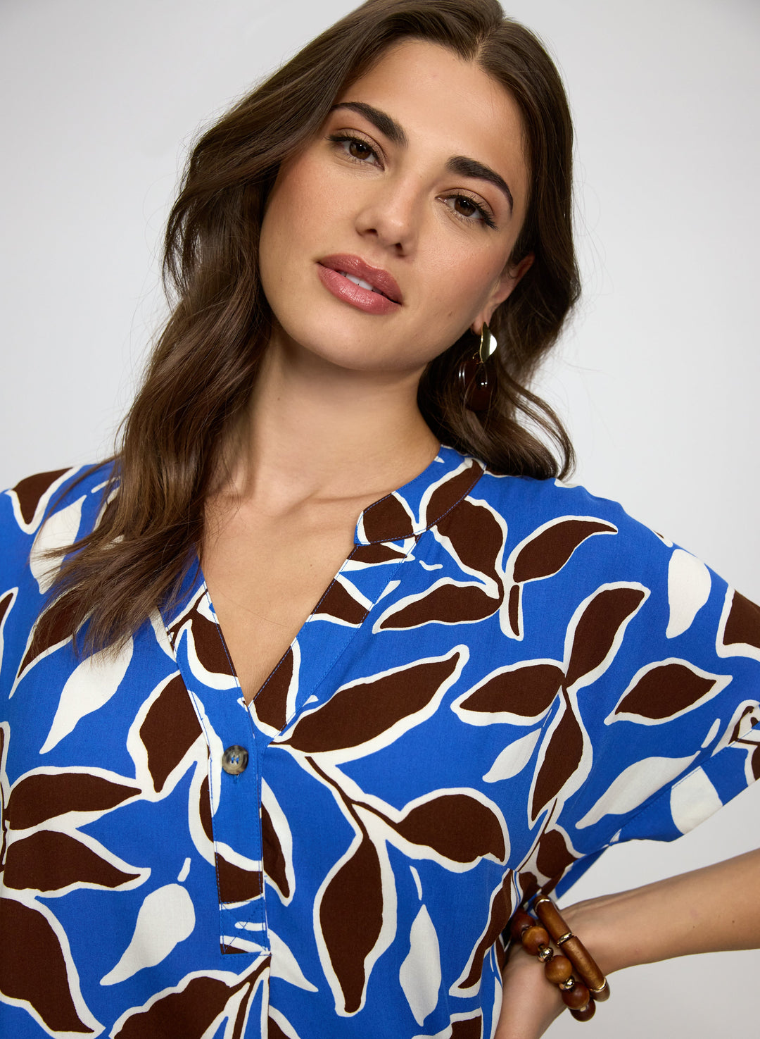 Leaf Print Dress