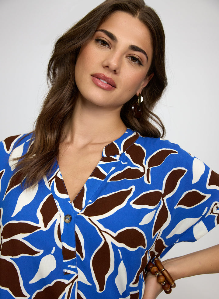 Leaf Print Dress
