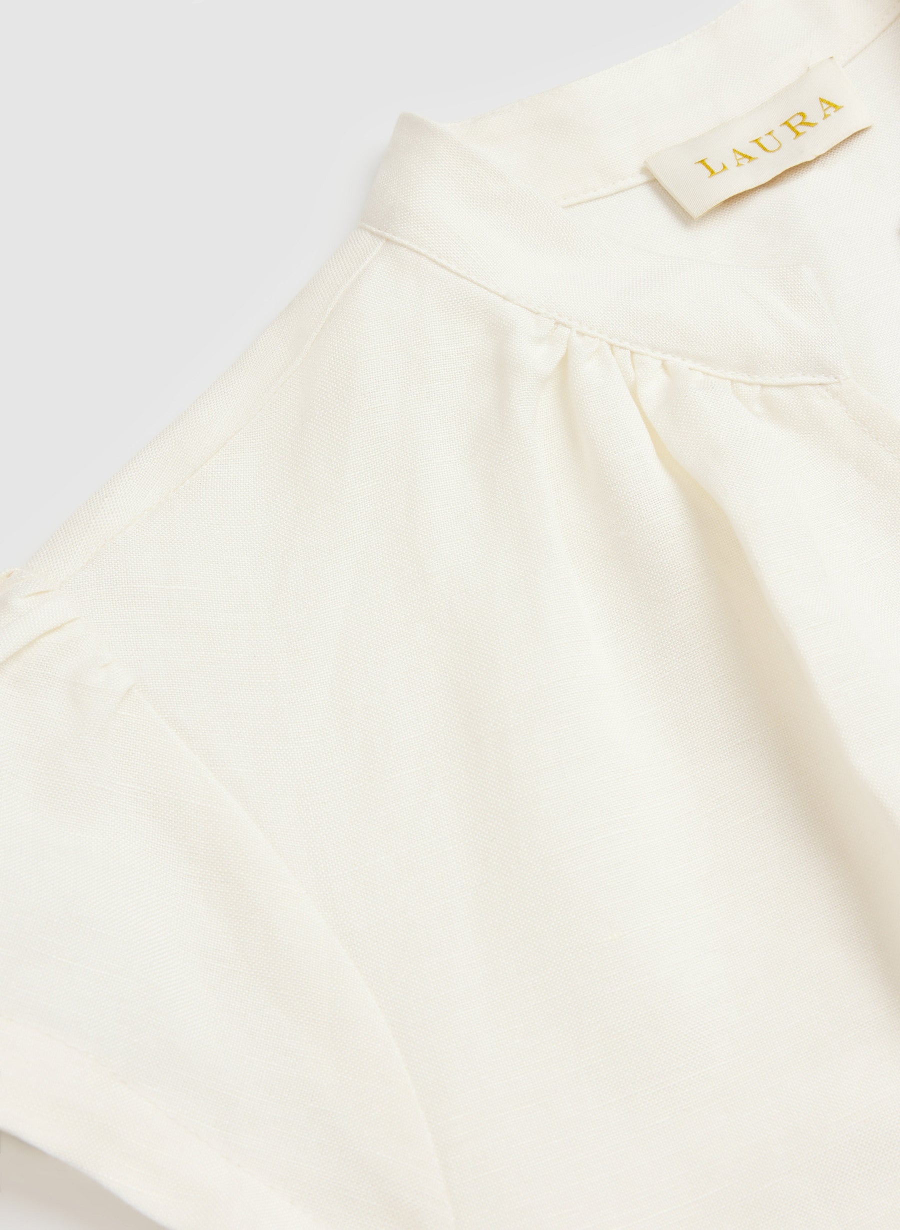 Straight Linen-Blend Dress