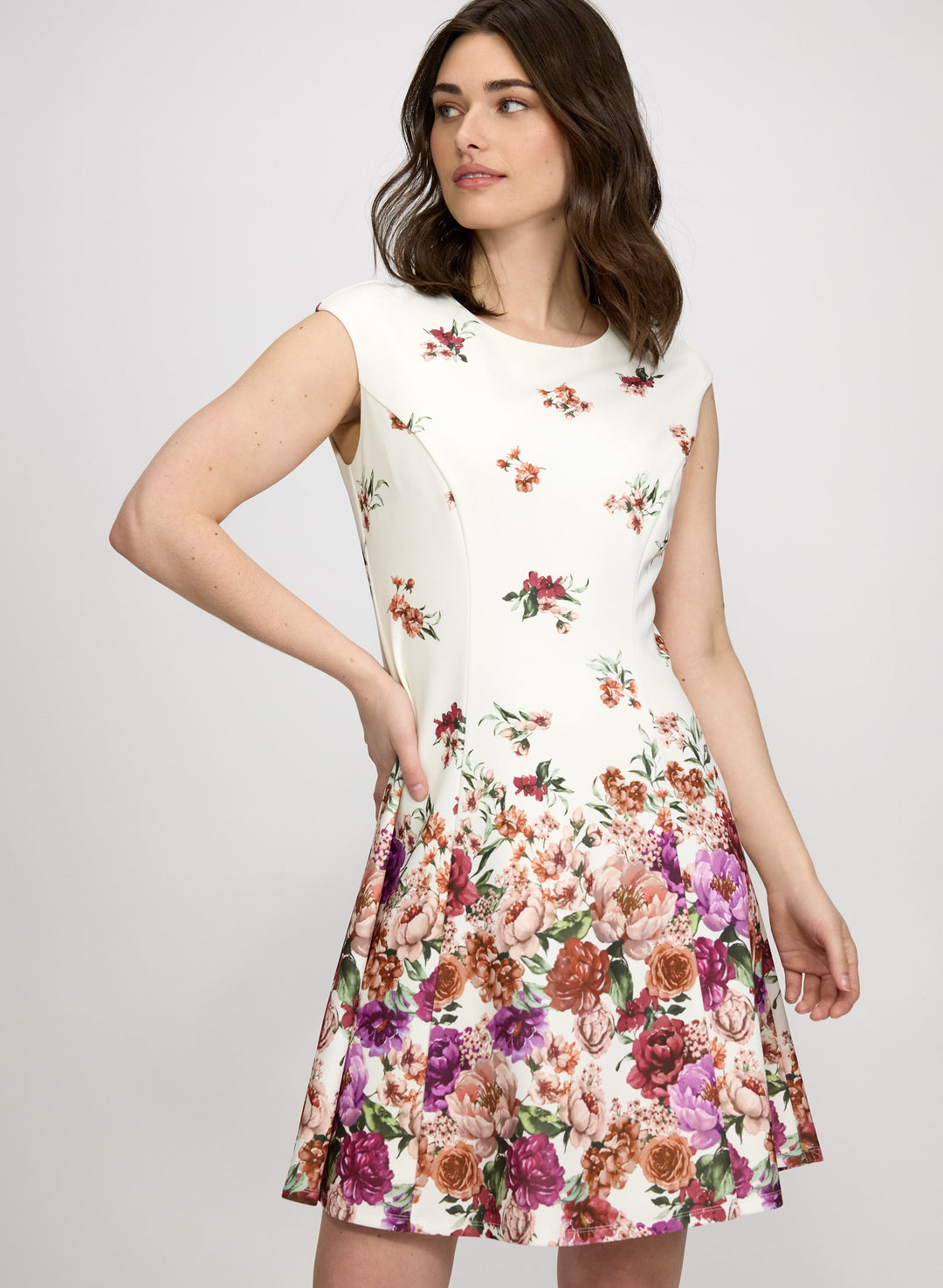 Floral Fit & Flare Dress