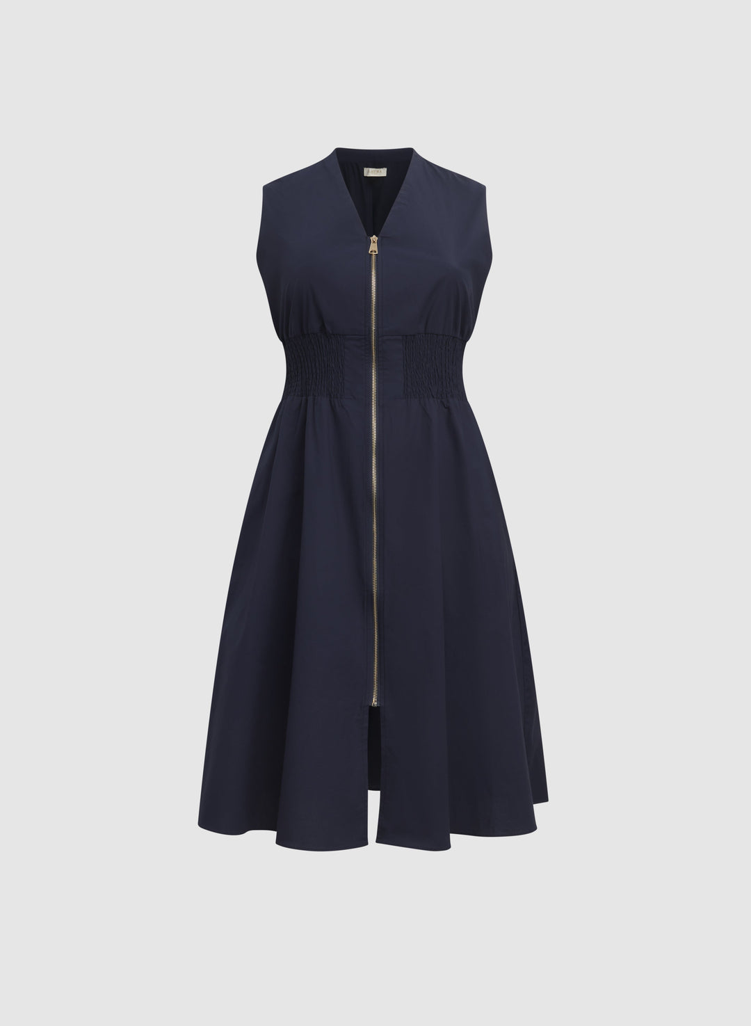 Zip Fit & Flare Dress