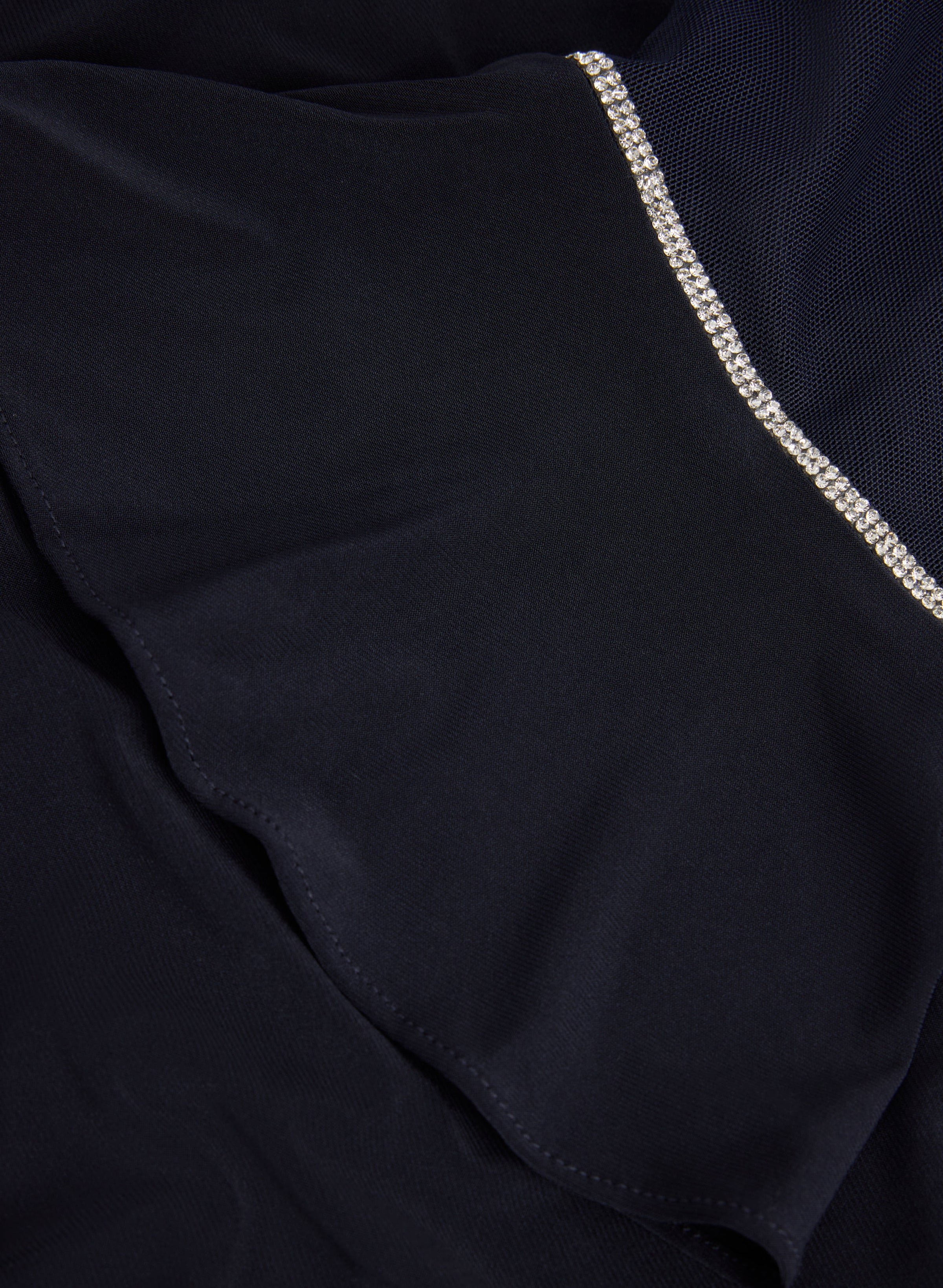Rhinestone Embellished Jacket & Dress Set