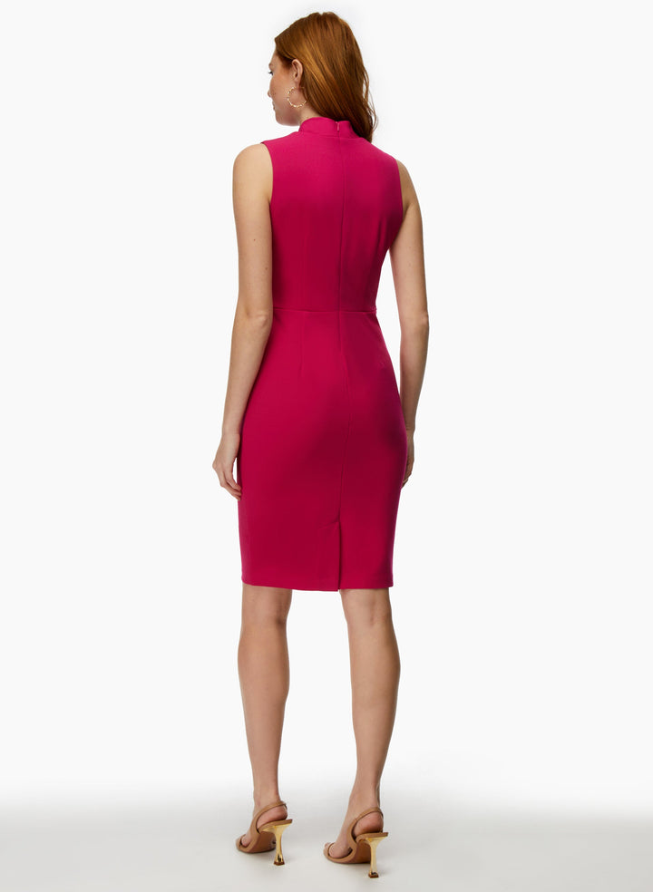 Sleeveless Tie Neck Dress