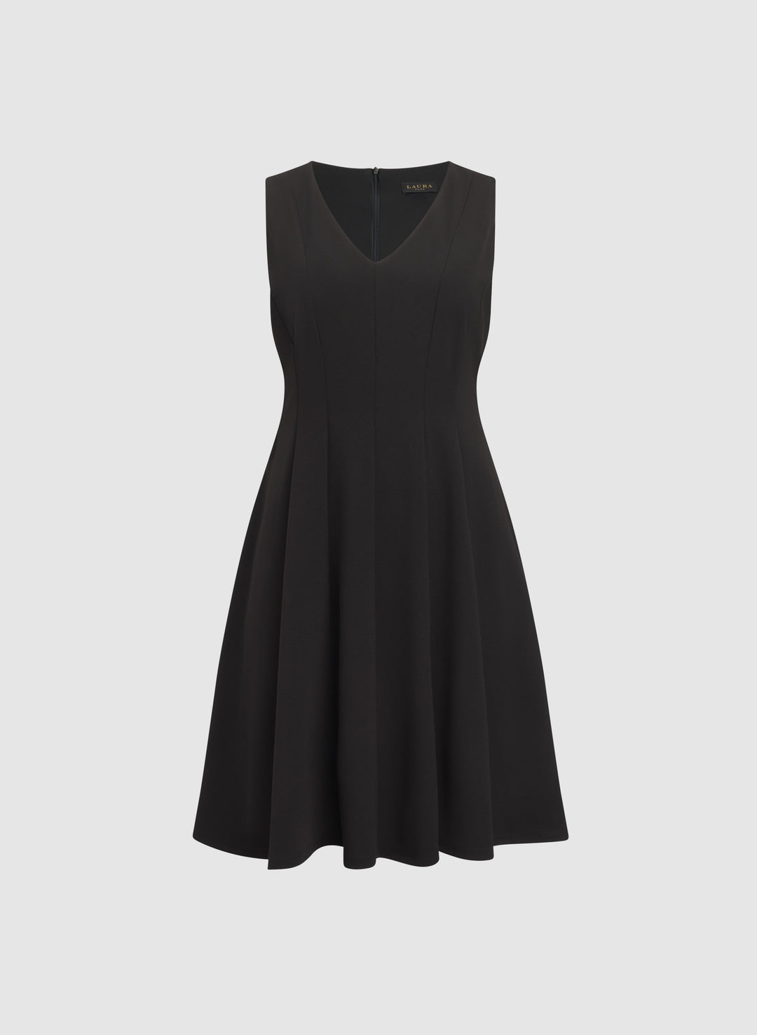 Crepe Fit and Flare Dress