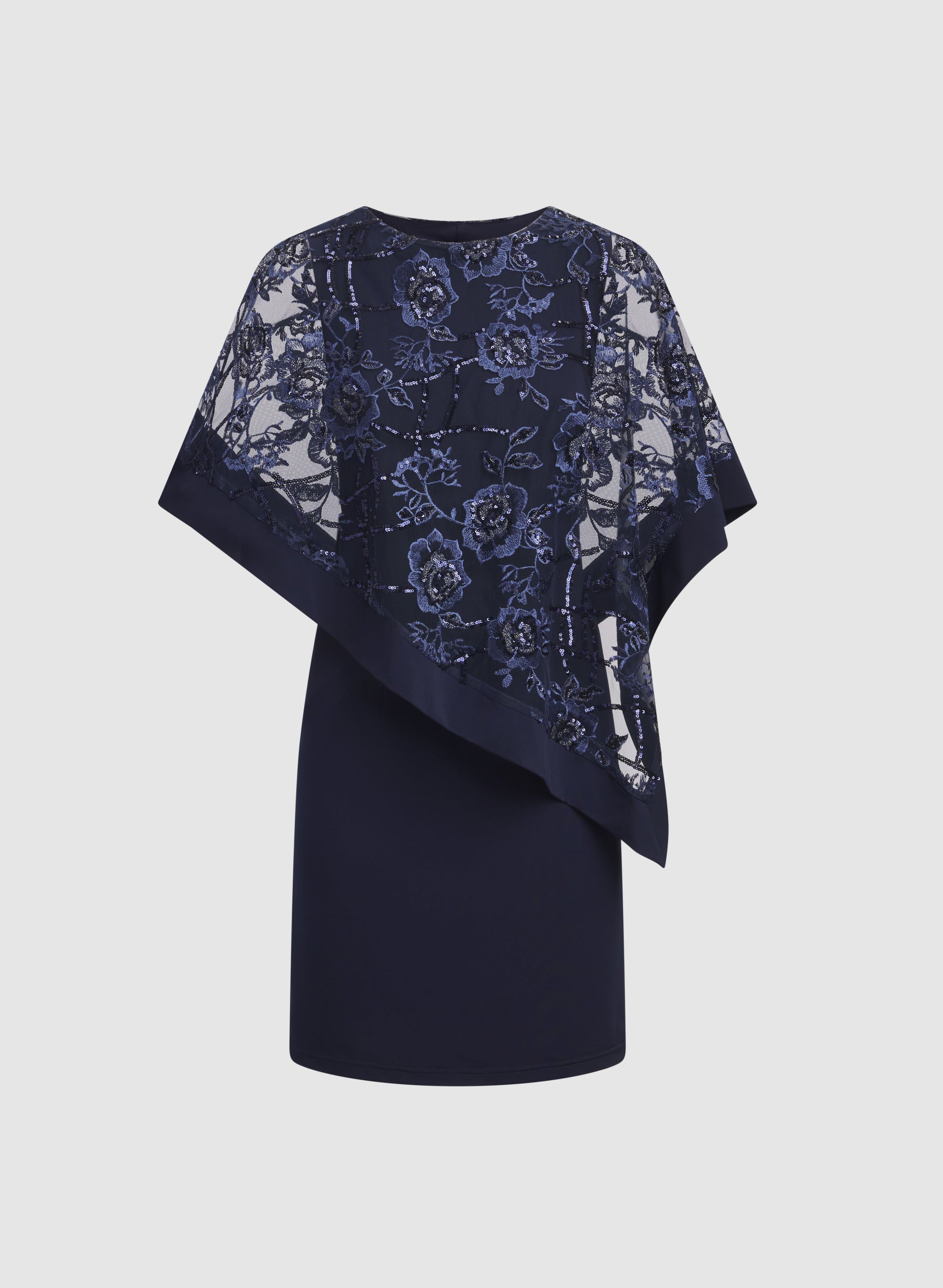 Floral Capelet Dress