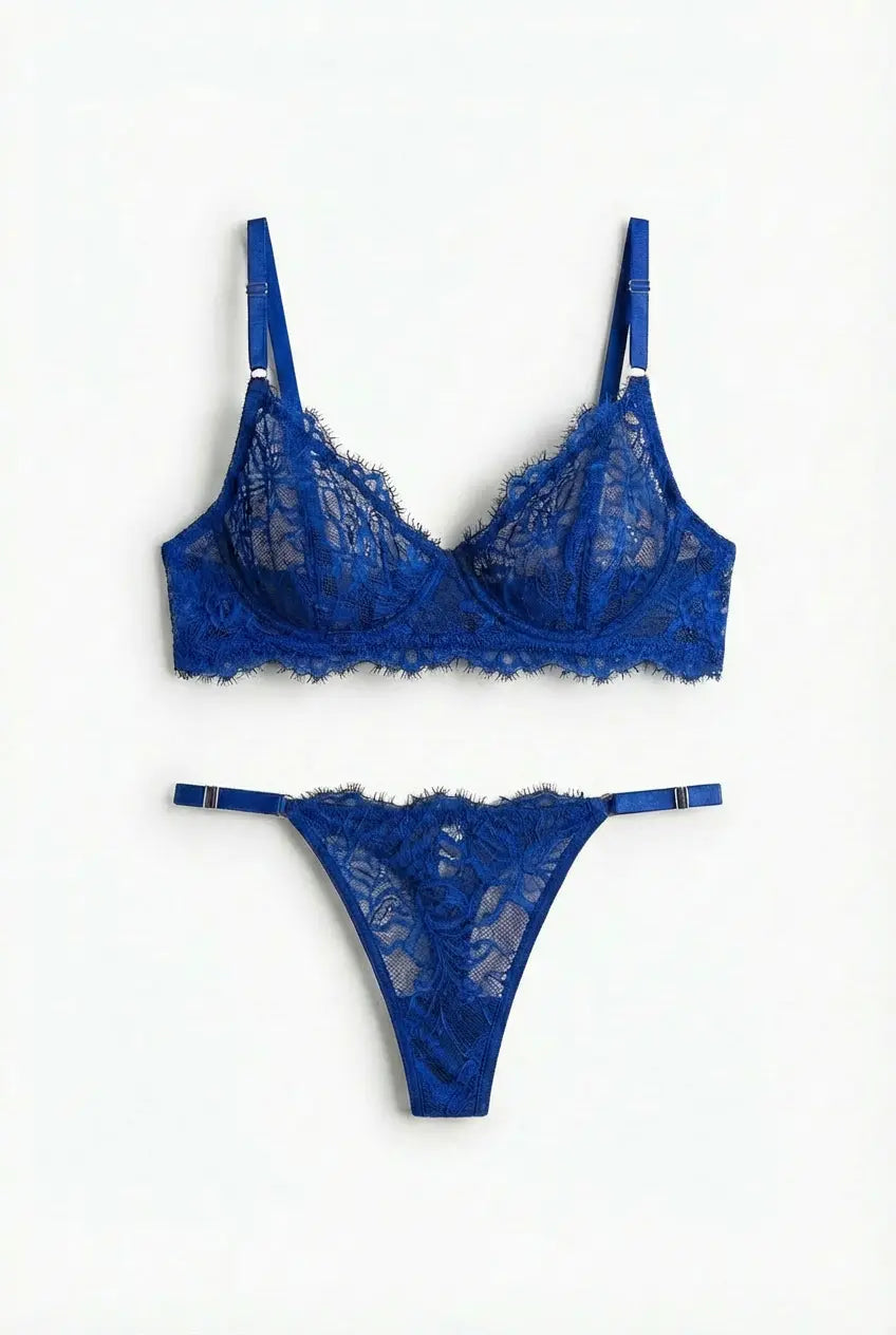 Femme Atelier Lingerie Set - Blue