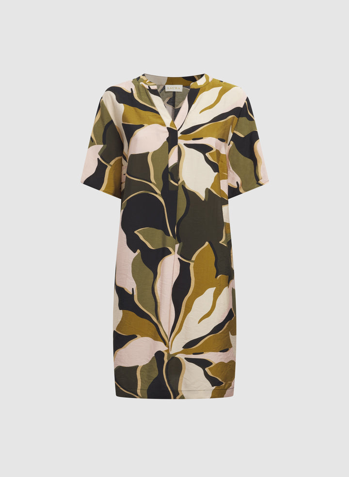Leaf Print Dress