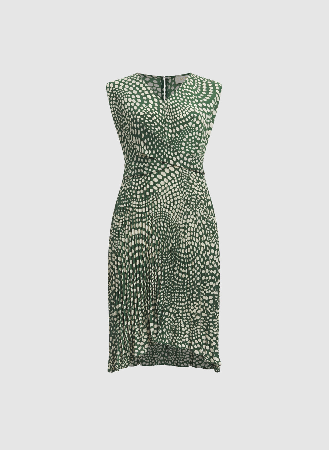 Dot Print Midi Dress