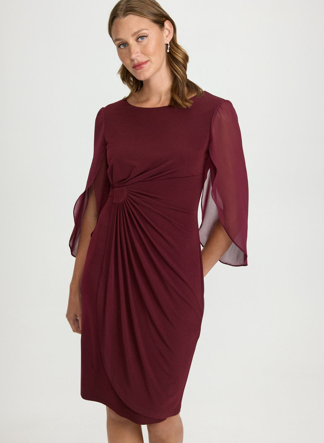 Gathered Jersey Dress