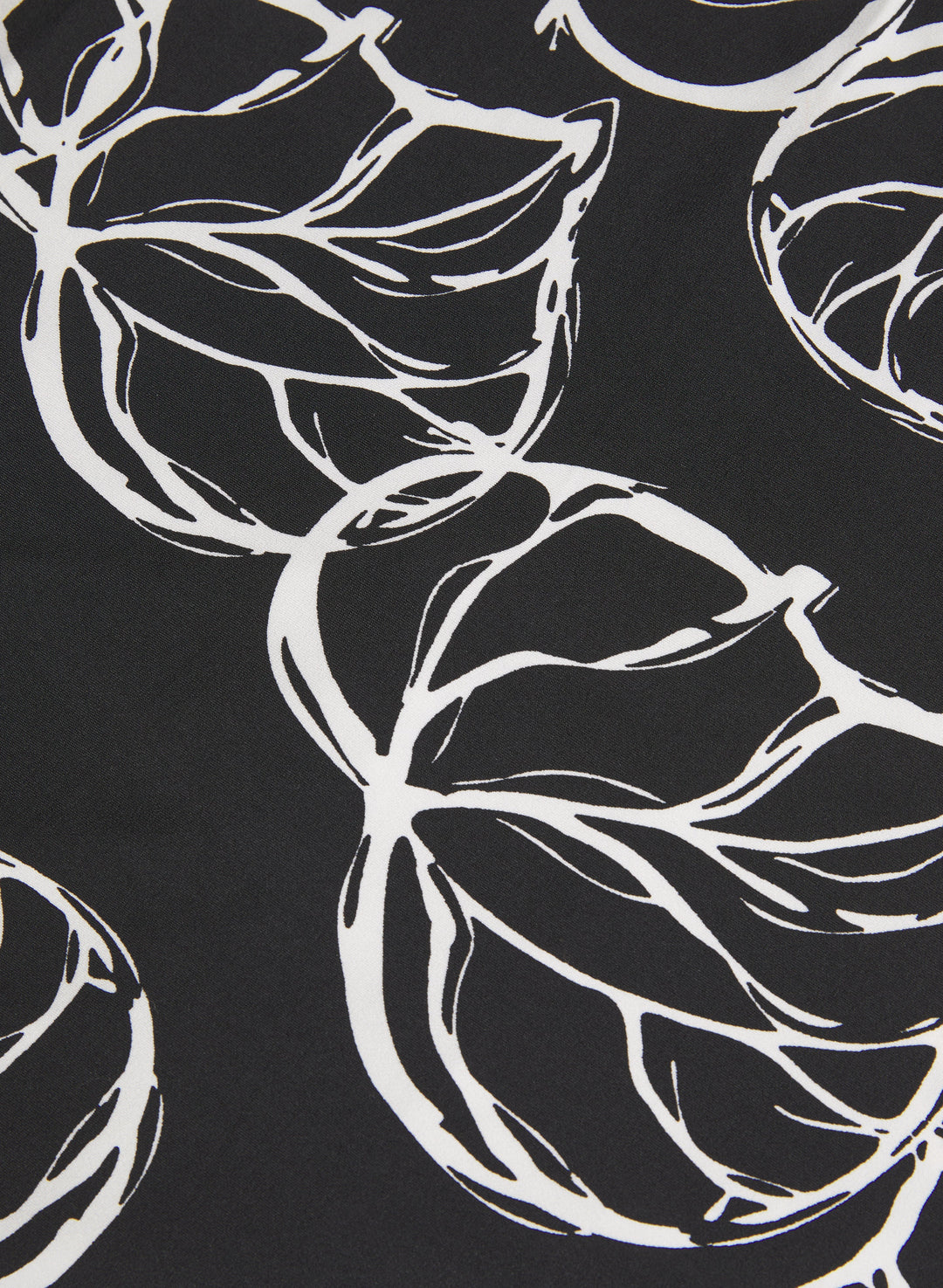 Leaf Print Maxi Dress