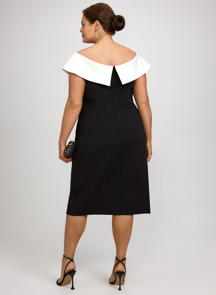 Off-The-Shoulder Fitted Dress