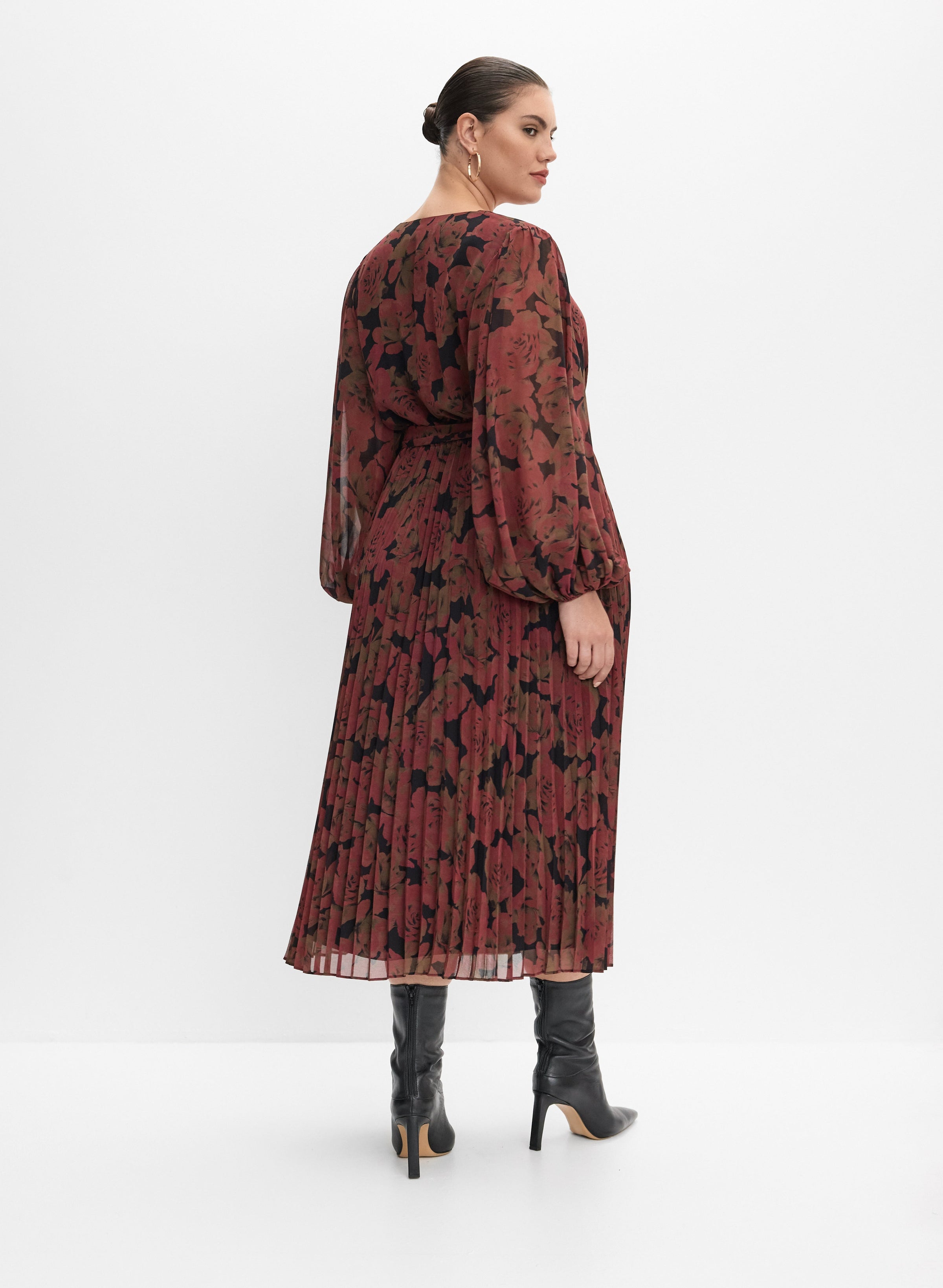 Melanie Lyne - Rose Chiffon Dress