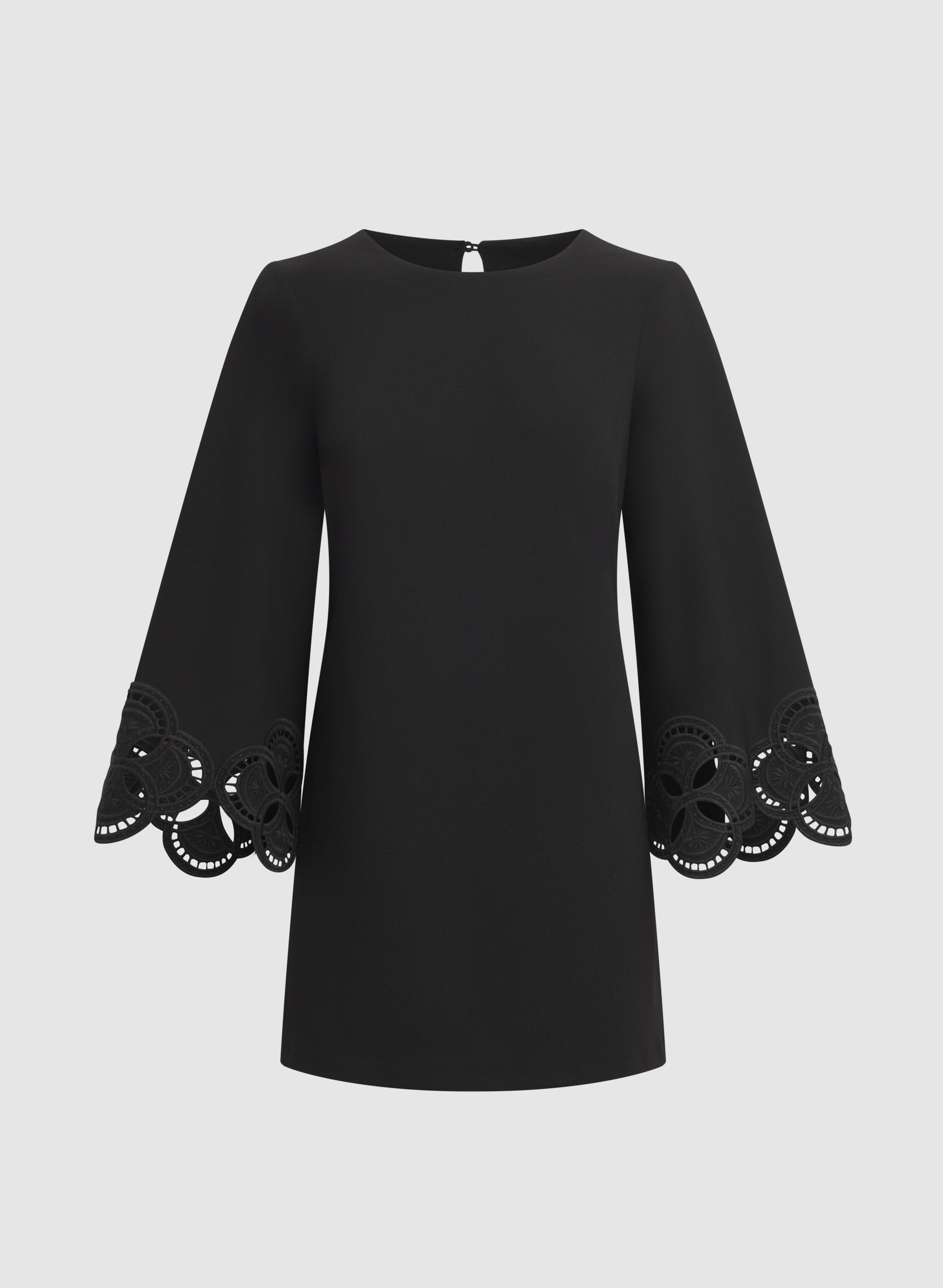 Embroidered Sleeve Dress