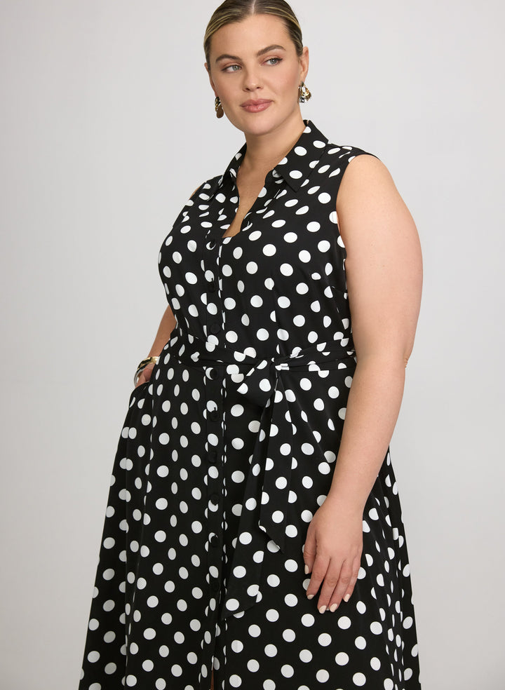 Polka Dot Shirt Dress