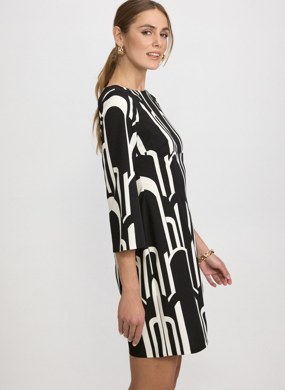 Geometric Print Dress