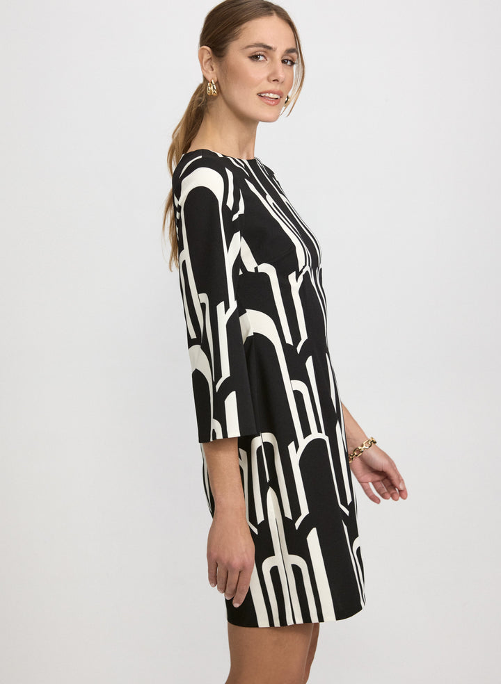Geometric Print Dress