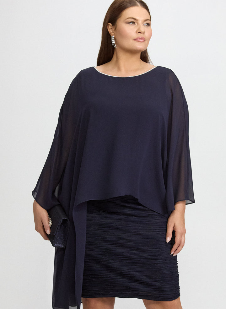 Joseph Ribkoff - Layered Textured Dress