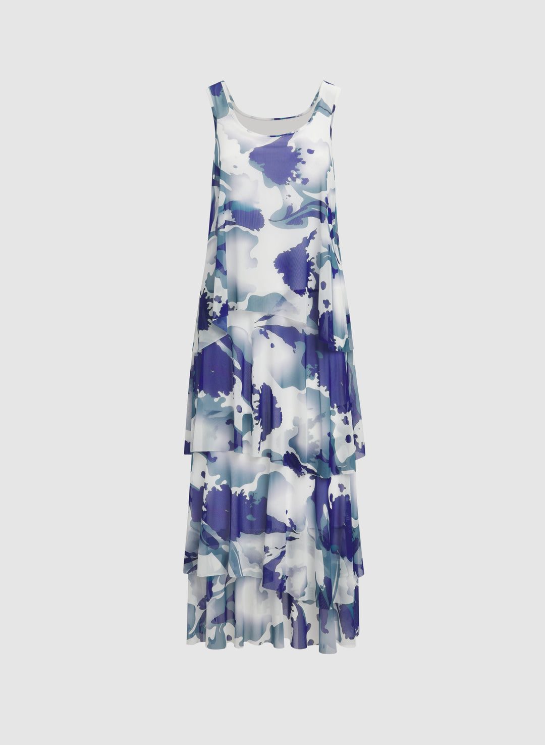 Marble Print Dress