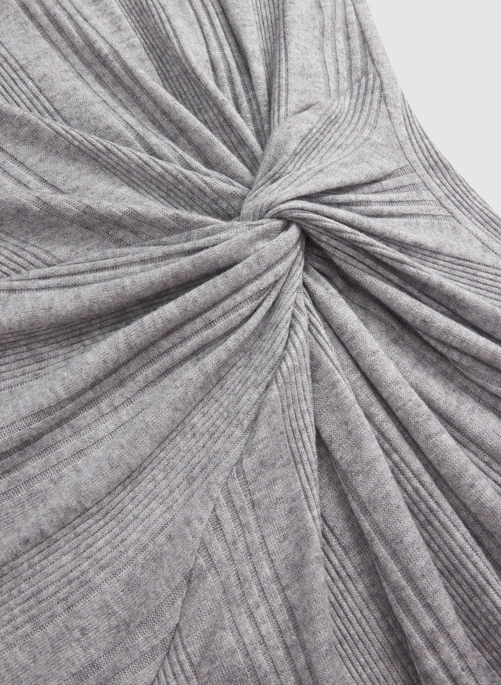 Twist Front Sweater Dress