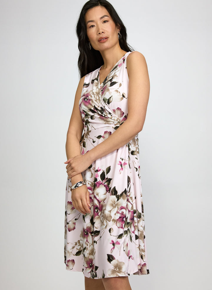 Floral Twist Detail Dress