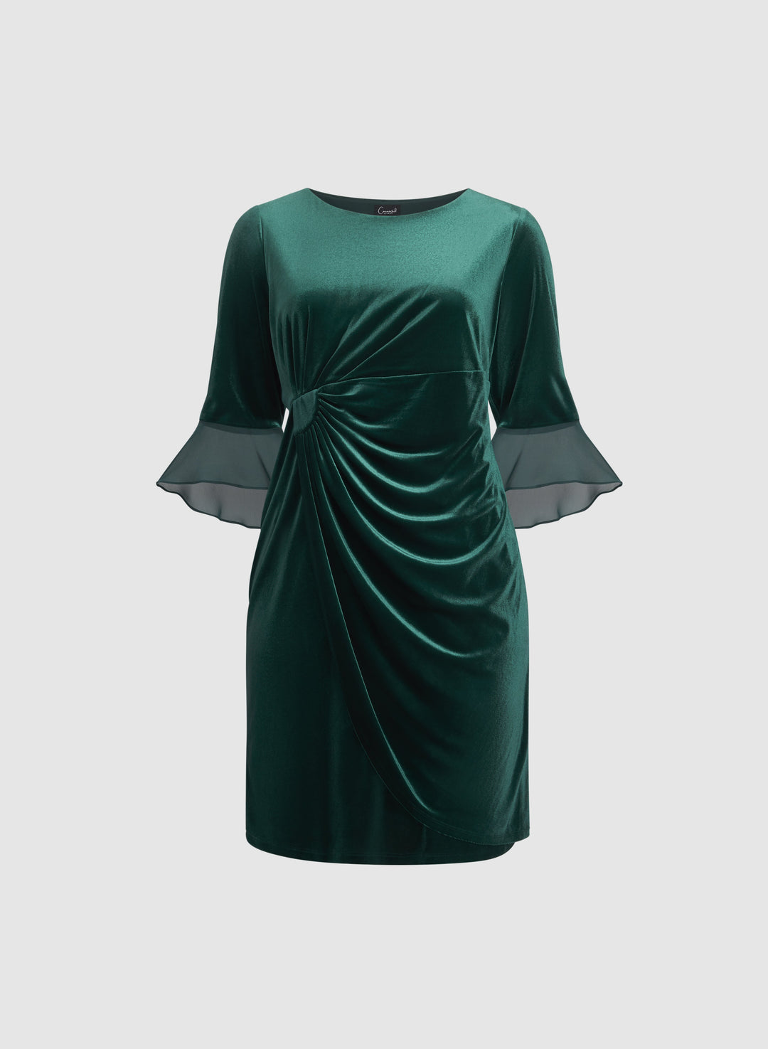 Velvet Overlay Dress