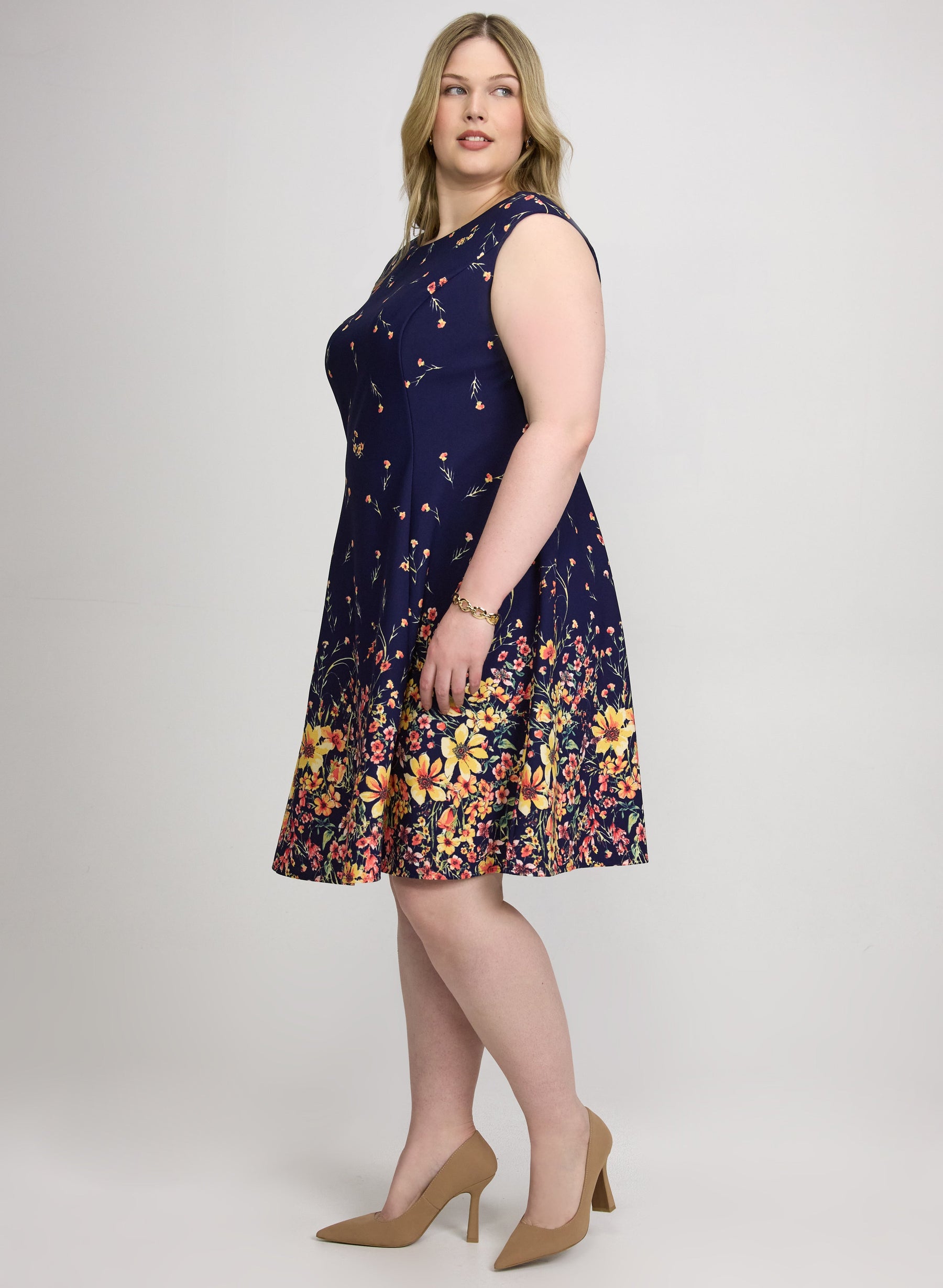 Fit & Flare Floral Dress