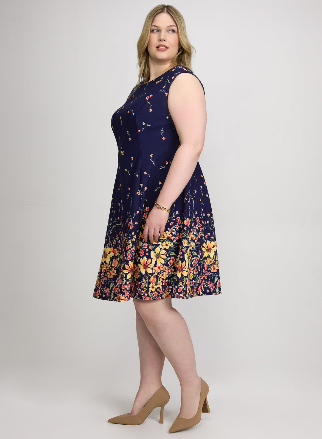 Fit & Flare Floral Dress