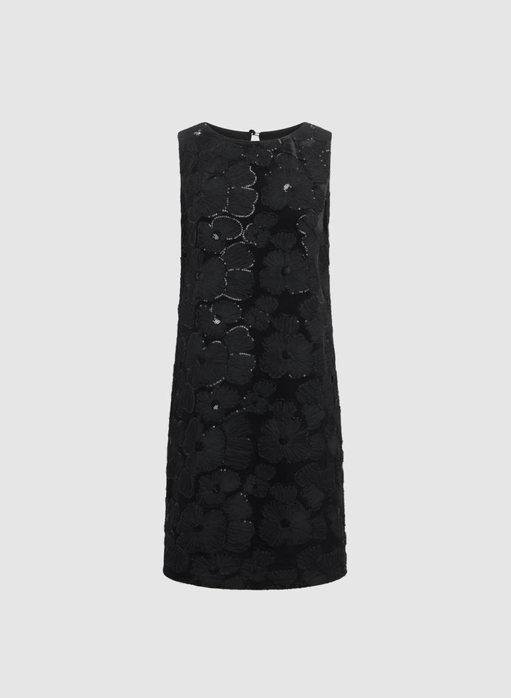 Floral Sequin Dress