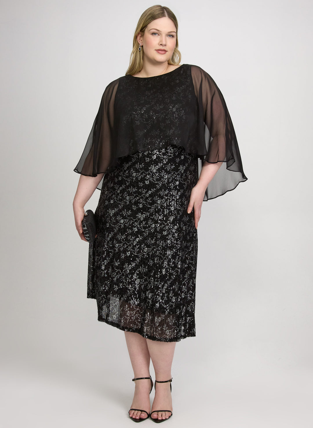 Floral Sequin Dress
