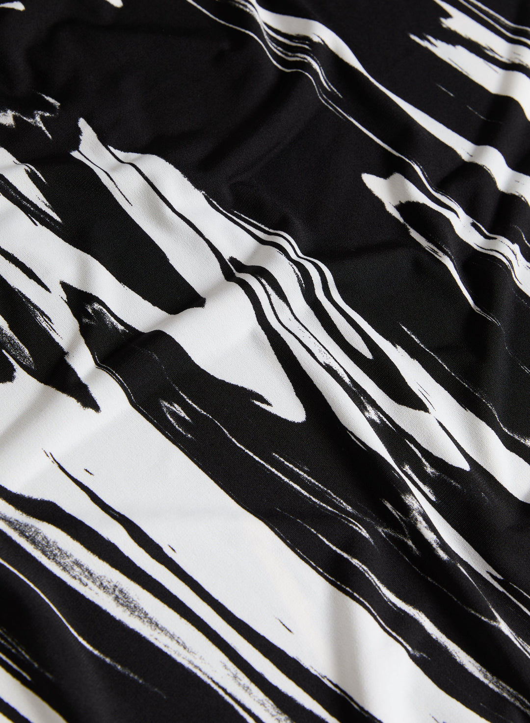 Brush Paint Print Dress