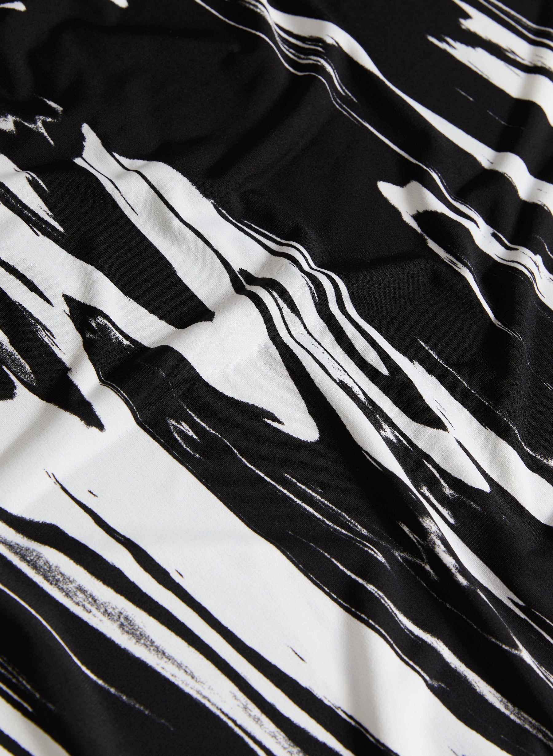 Brush Paint Print Dress