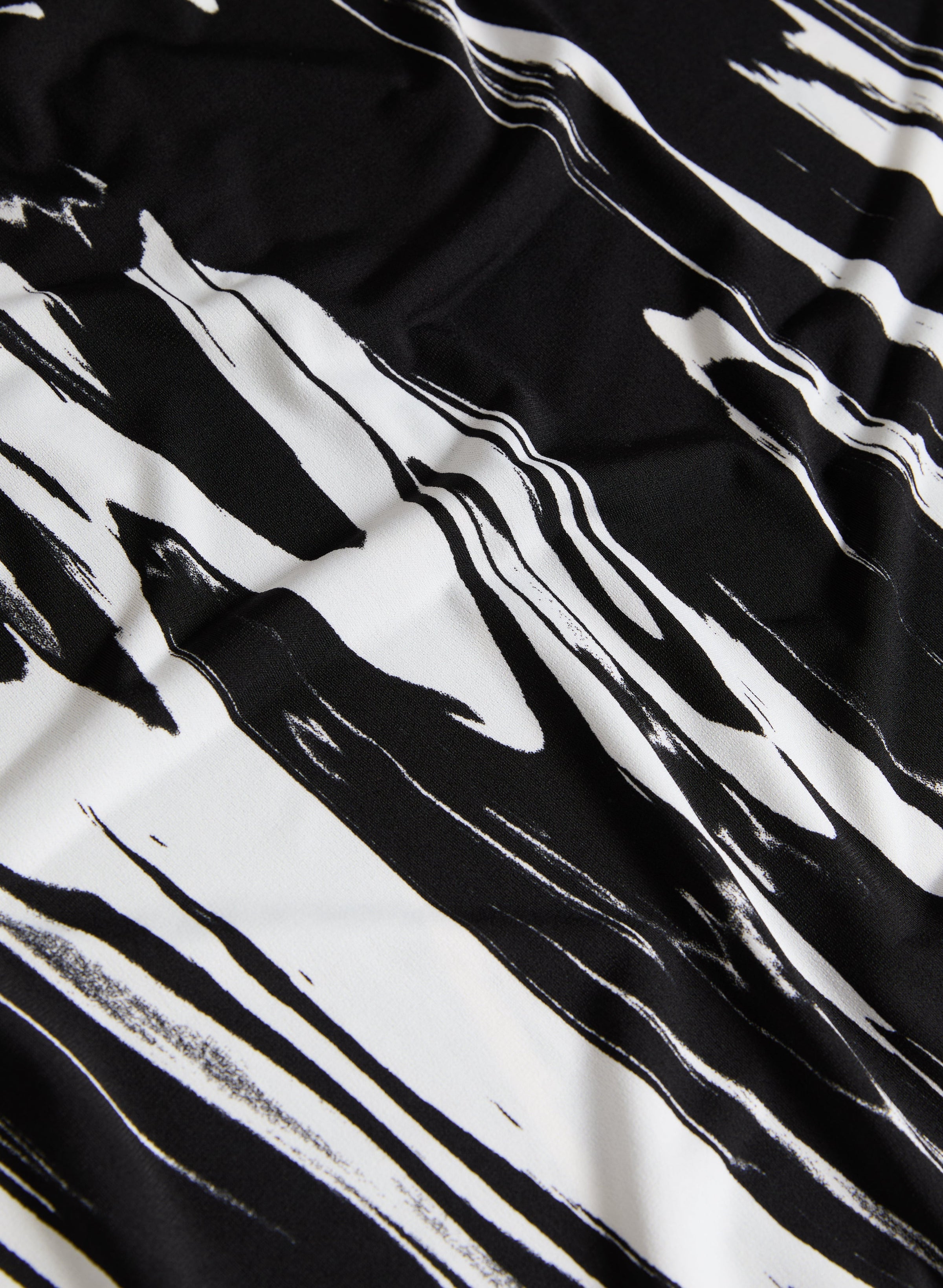 Brush Paint Print Dress
