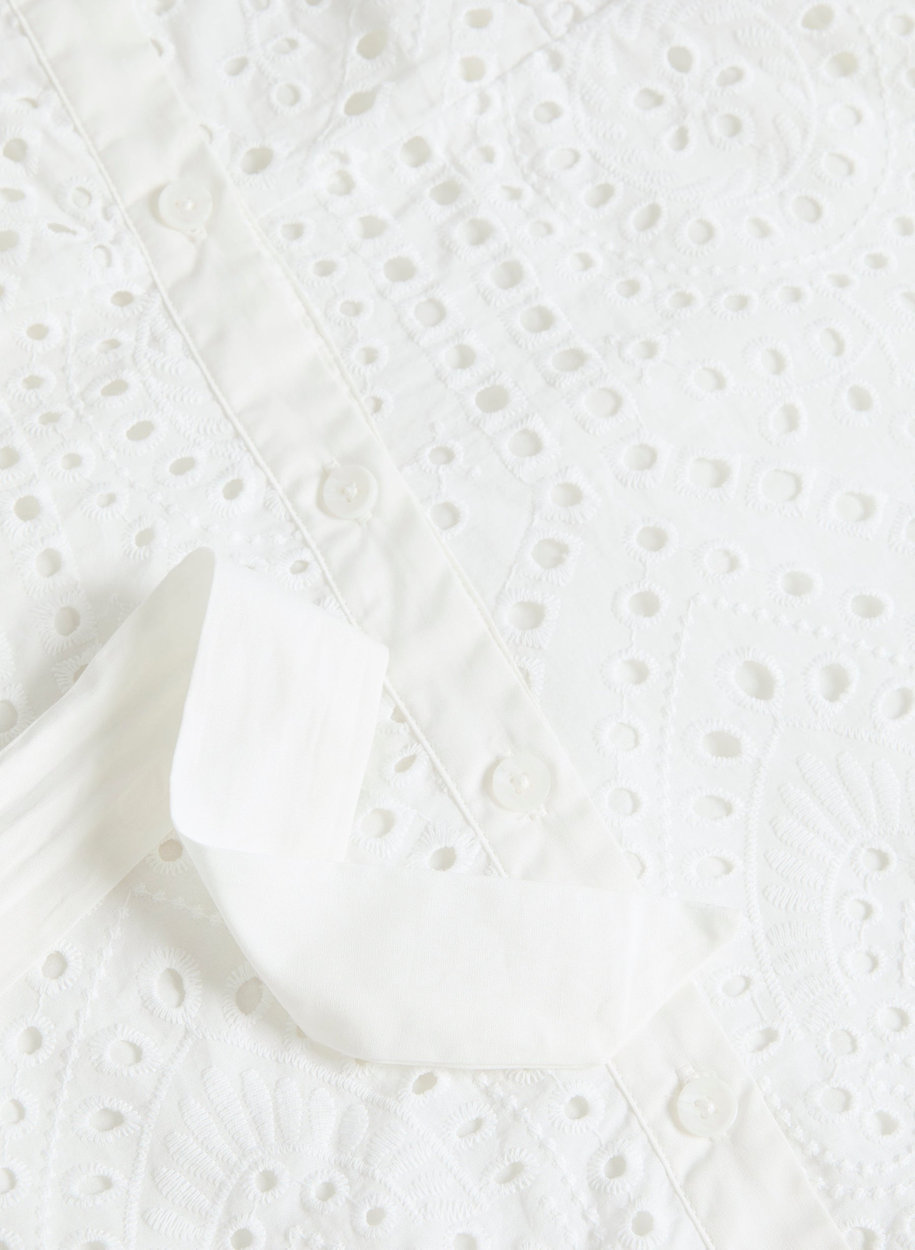Eyelet Shirt-Dress