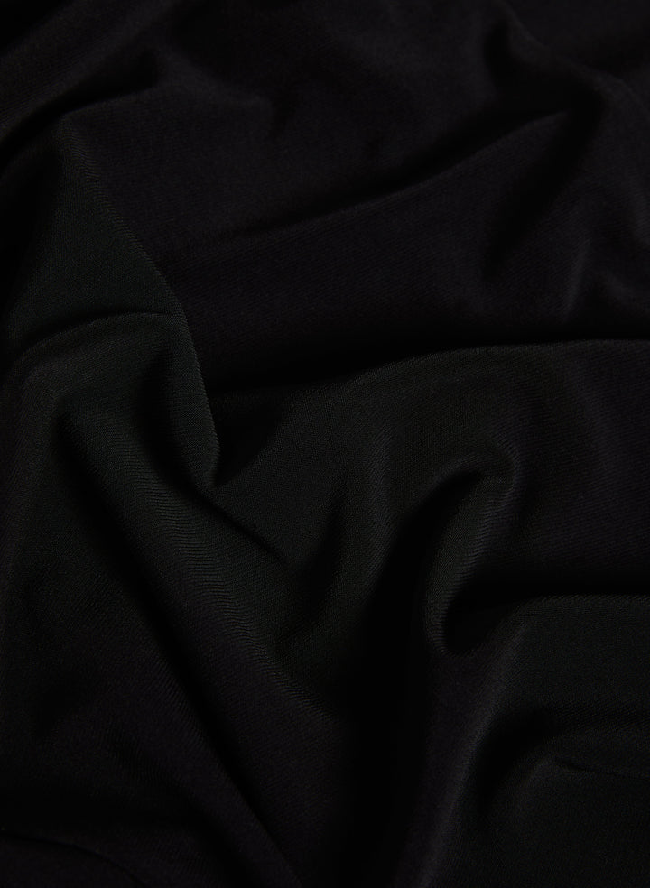 V-Neck Lace Detail Evening Dress