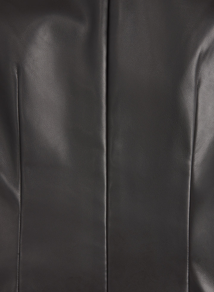 Vegan Leather Dress