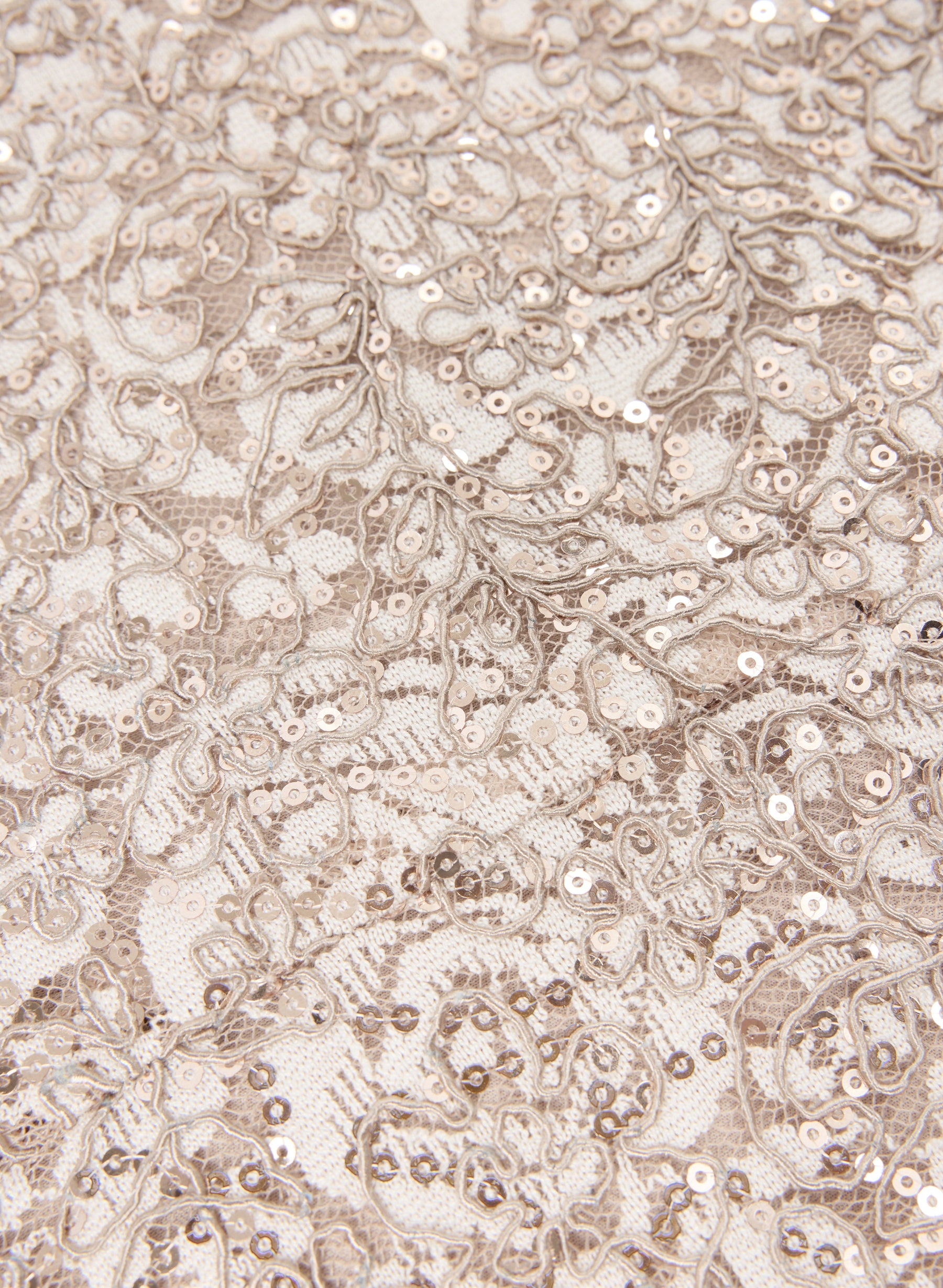 Sequined Lace Dress