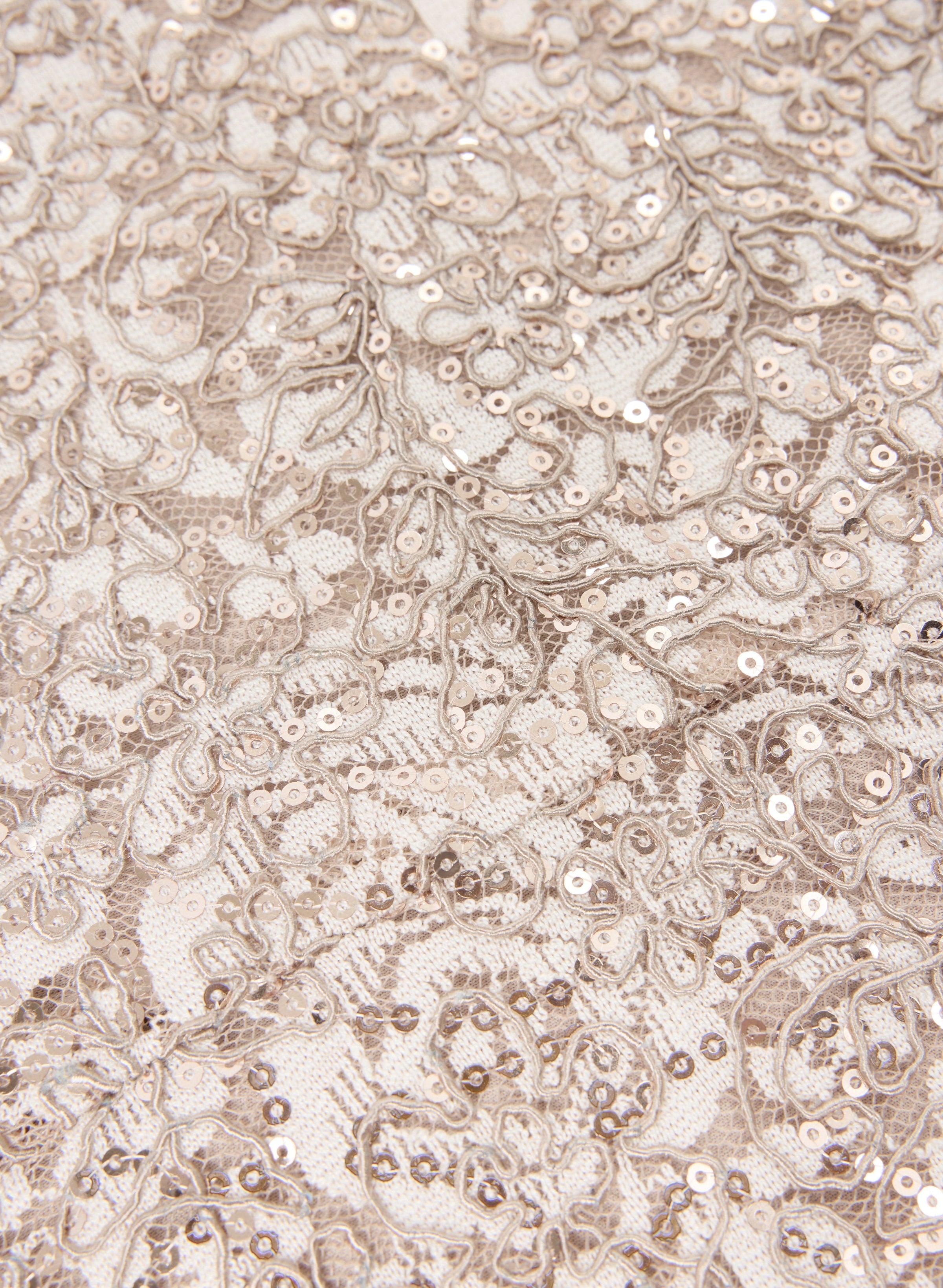 Sequined Lace Dress