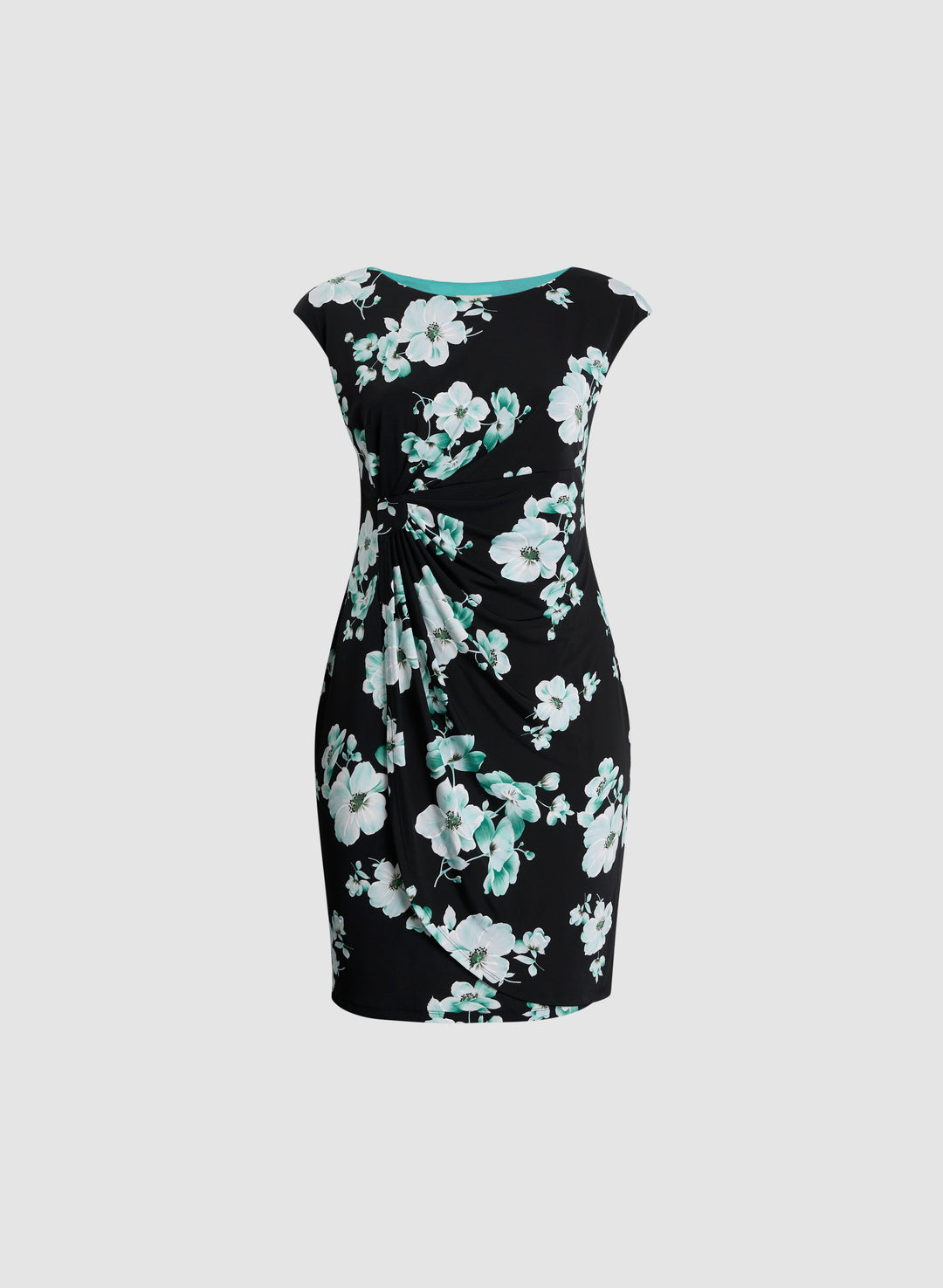 Ruched Waist Floral Dress