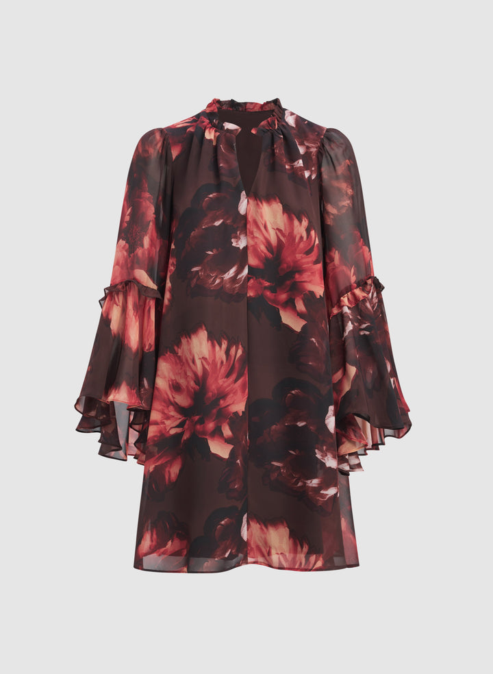 Floral Bell Sleeve Dress