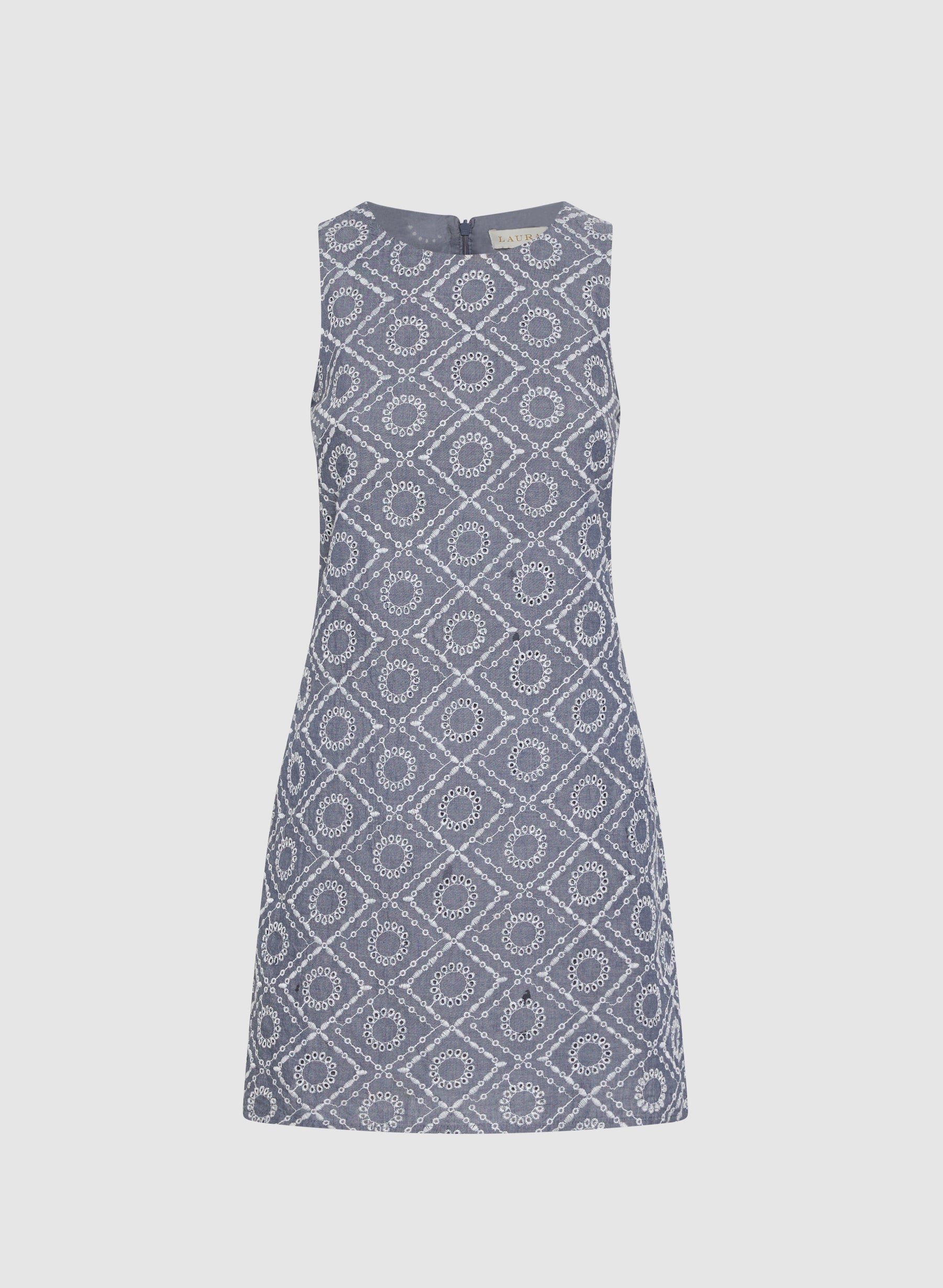 Cotton Eyelet Embroidered Dress